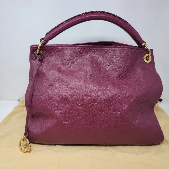 LOUIS VUITTON Artsy MM Monogram Empreinte Leather Shoulder Bag - Picture 4 of 13